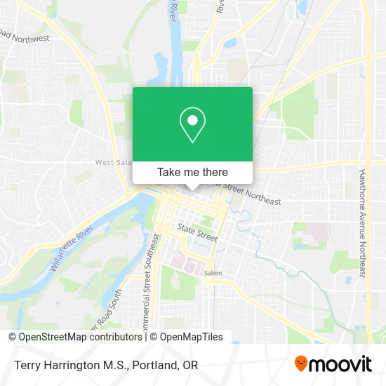 Terry Harrington M.S. map