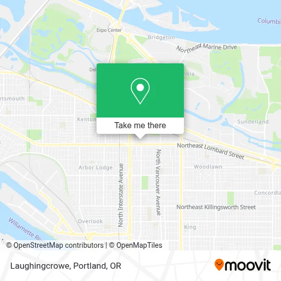 Laughingcrowe map