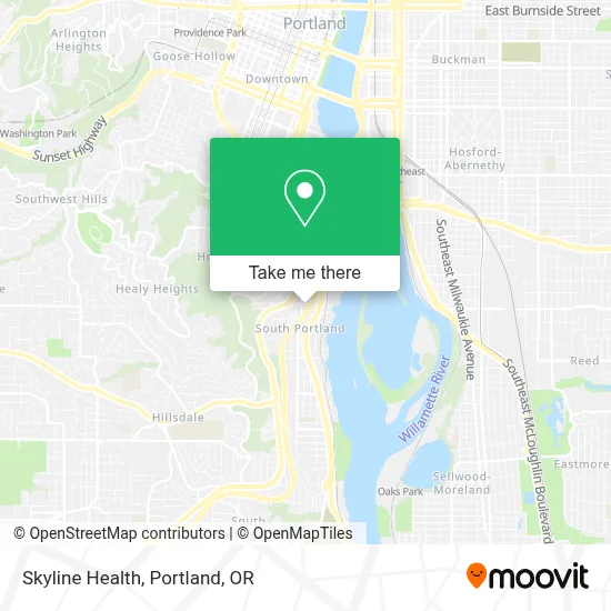 Skyline Health map