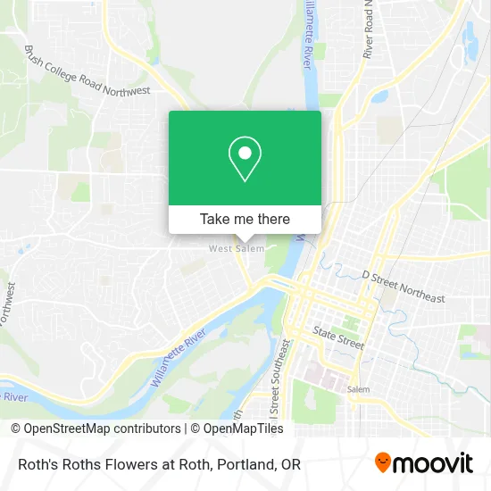 Roth's Roths Flowers at Roth map