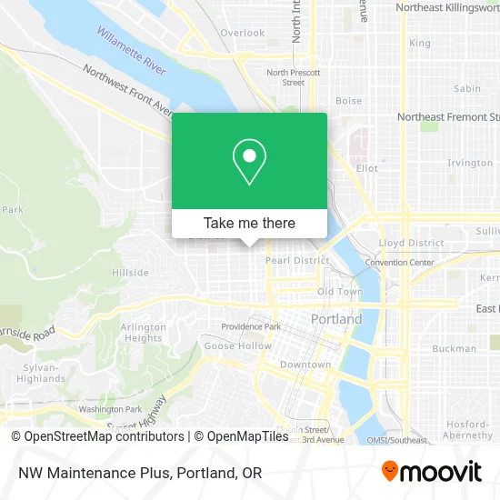 NW Maintenance Plus map