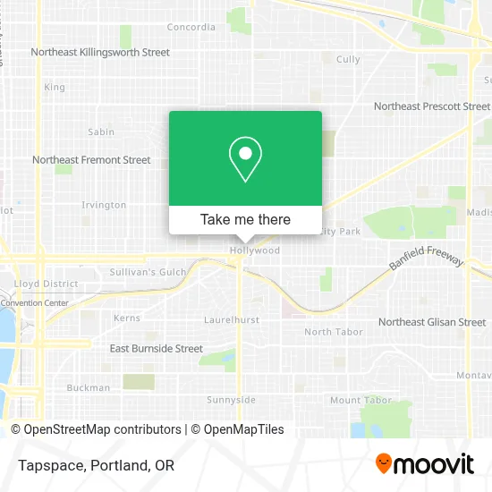 Tapspace map
