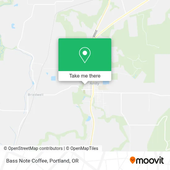 Bass Note Coffee map