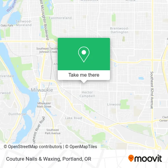Couture Nails & Waxing map