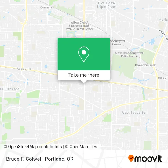 Bruce F. Colwell map