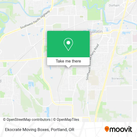 Ekocrate Moving Boxes map