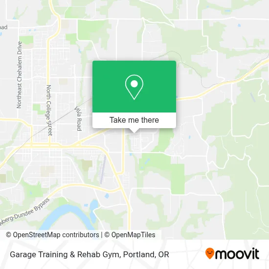 Garage Training & Rehab Gym map
