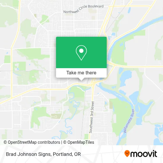 Brad Johnson Signs map