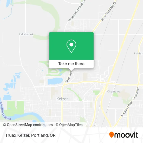 Truax Keizer map