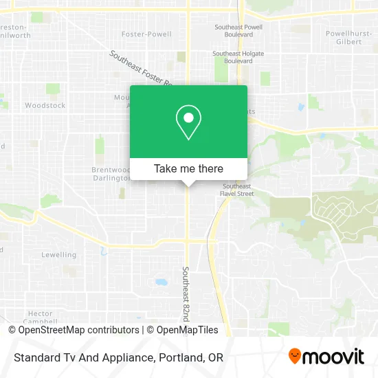 Standard Tv And Appliance map