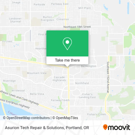 Asurion Tech Repair & Solutions map