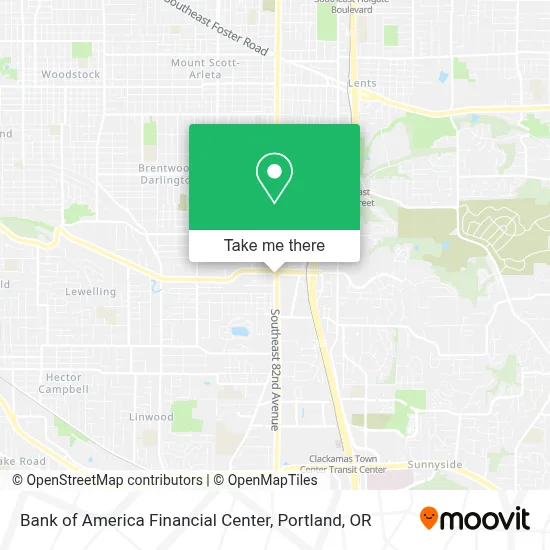 Bank of America Financial Center map