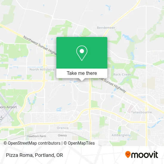 Pizza Roma map