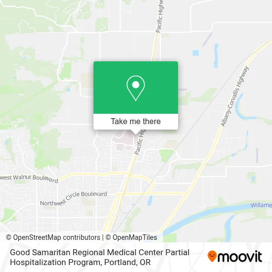 Good Samaritan Regional Medical Center Partial Hospitalization Program map