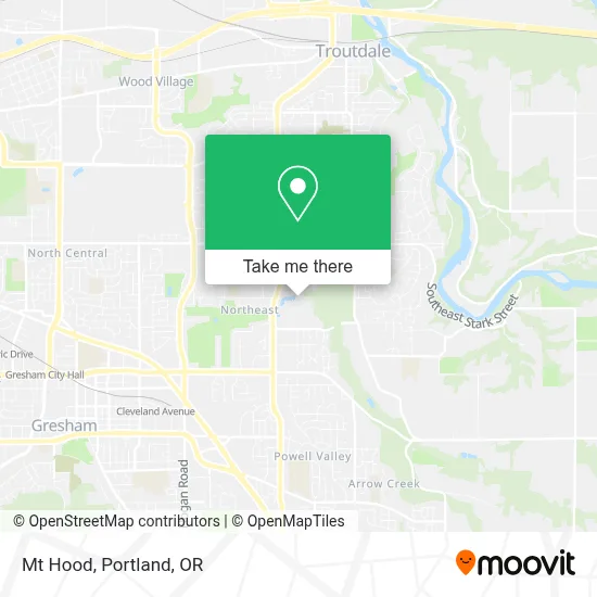 Mt Hood map