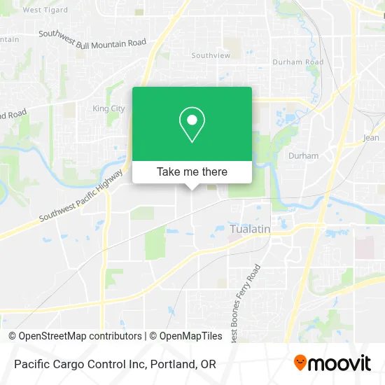 Pacific Cargo Control Inc map