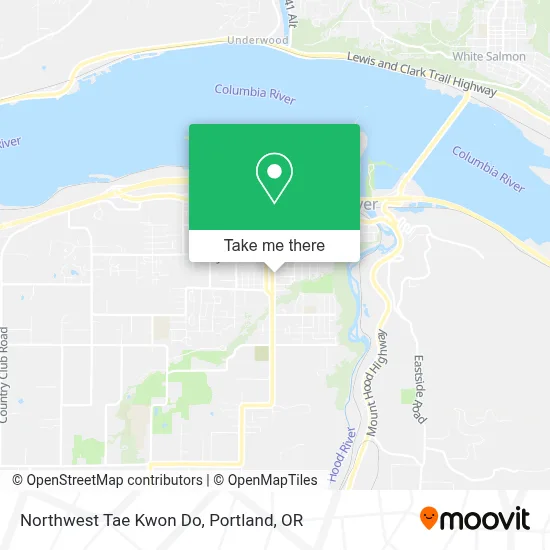 Northwest Tae Kwon Do map