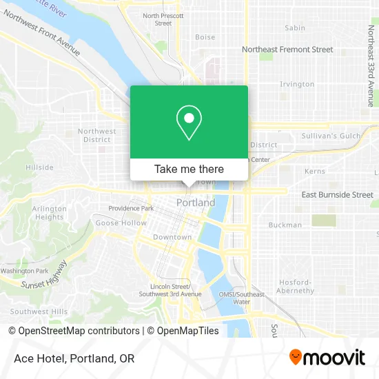 Ace Hotel map