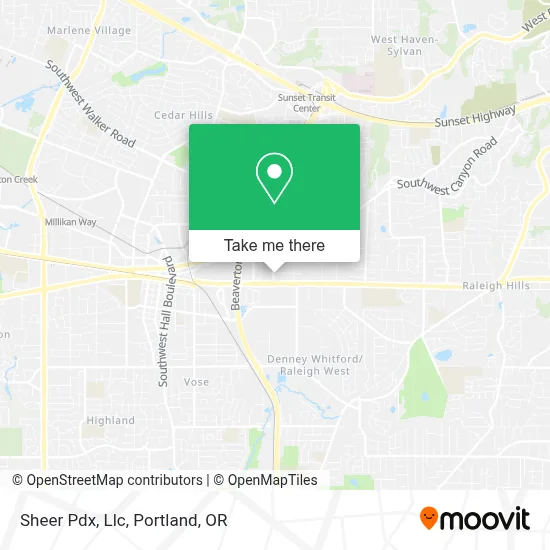 Sheer Pdx, Llc map