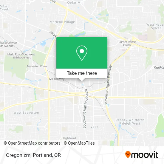 Oregonizm map