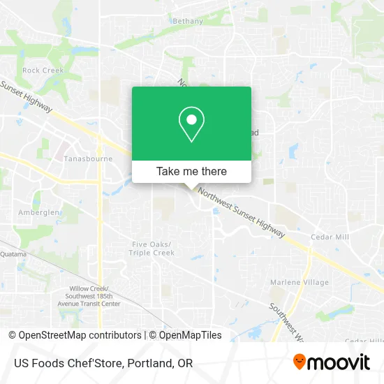 US Foods Chef'Store map