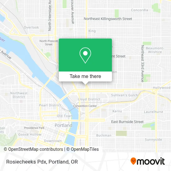 Rosiecheeks Pdx map