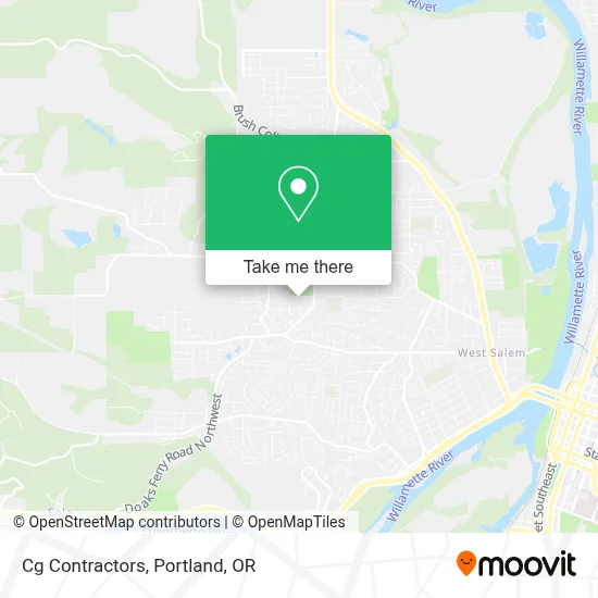 Cg Contractors map