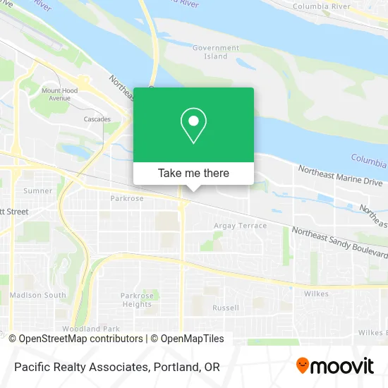 Pacific Realty Associates map