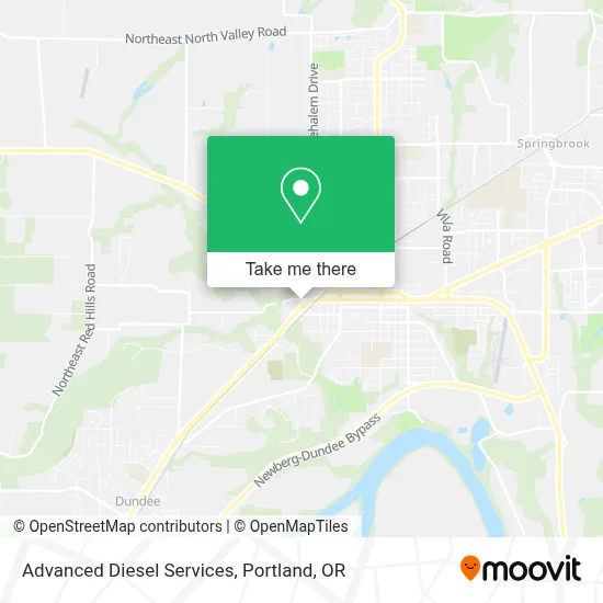 Advanced Diesel Services map