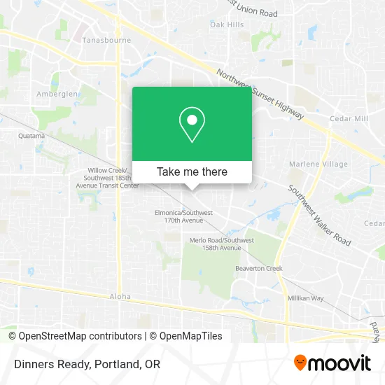 Dinners Ready map