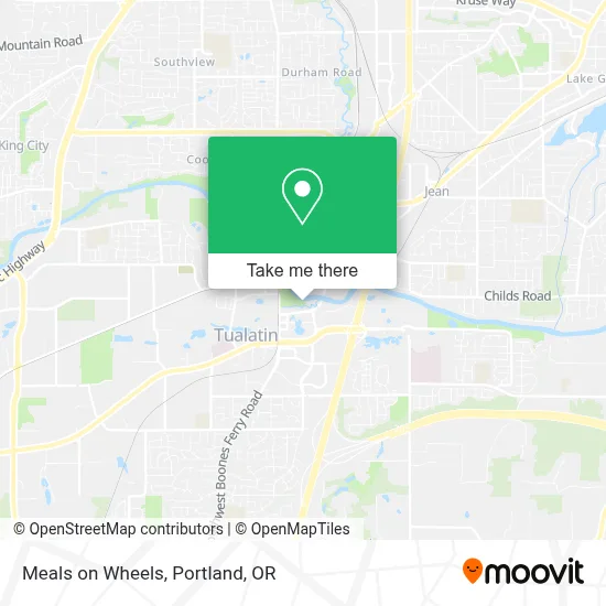 Meals on Wheels map