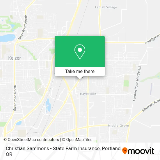 Christian Sammons - State Farm Insurance map