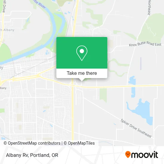 Albany Rv map
