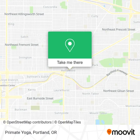 Primate Yoga map