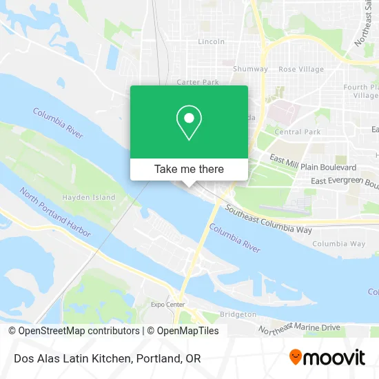 Dos Alas Latin Kitchen map
