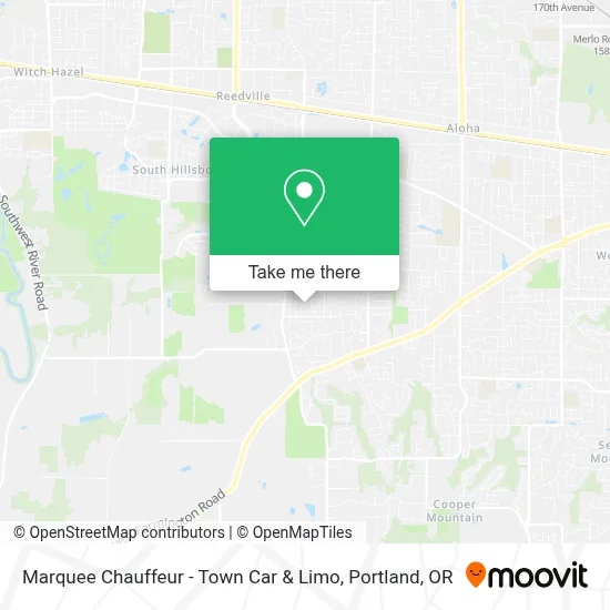 Marquee Chauffeur - Town Car & Limo map