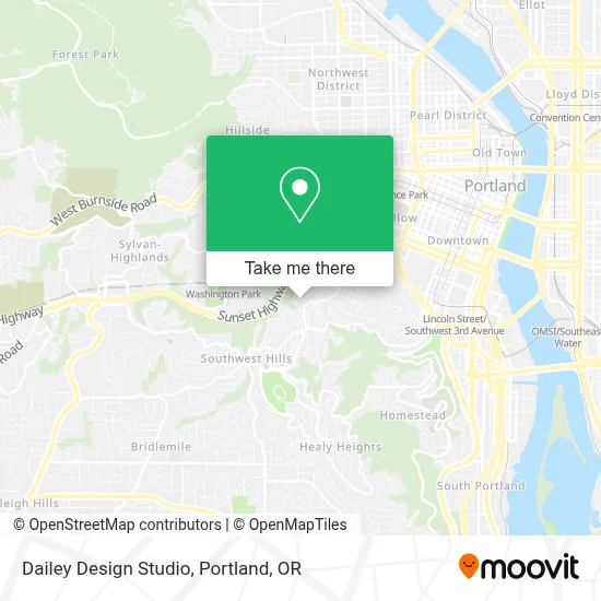 Dailey Design Studio map