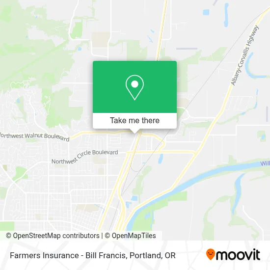 Farmers Insurance - Bill Francis map