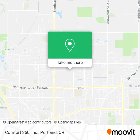 Comfort 360, Inc. map