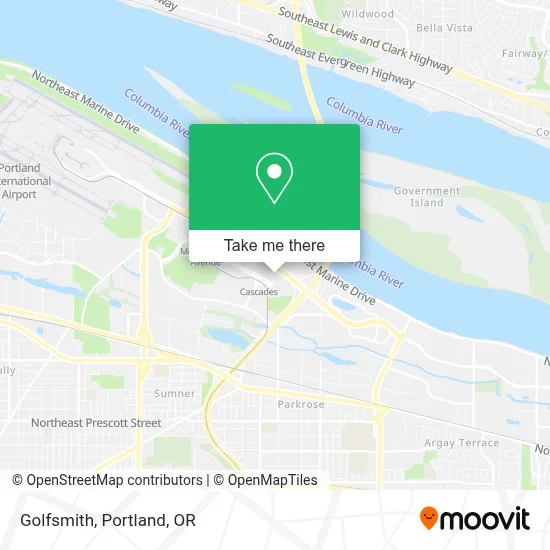 Golfsmith map