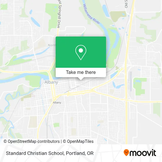 Standard Christian School map