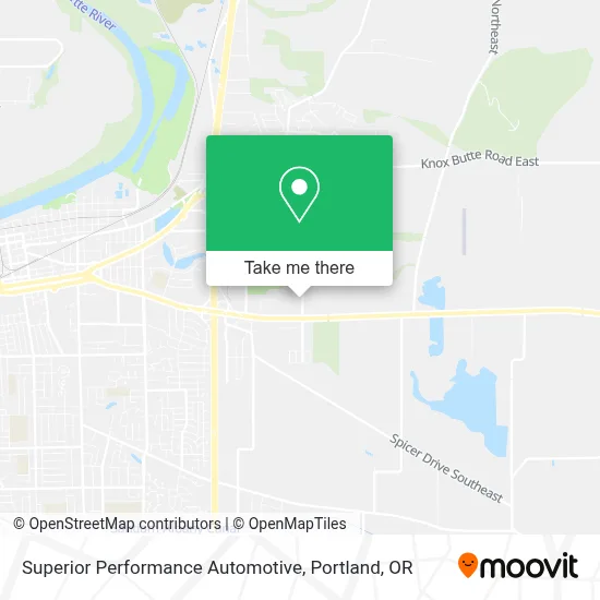Superior Performance Automotive map