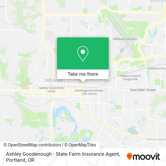Ashley Goodenough - State Farm Insurance Agent map