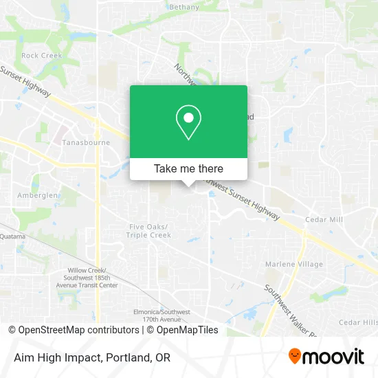 Aim High Impact map