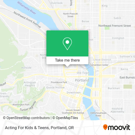 Acting For Kids & Teens map