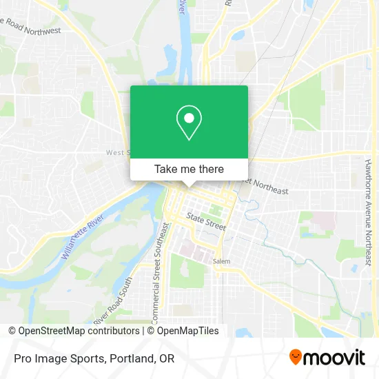 Pro Image Sports map