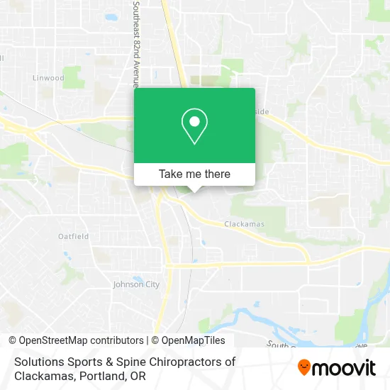 Solutions Sports & Spine Chiropractors of Clackamas map
