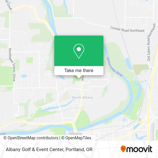 Albany Golf & Event Center map