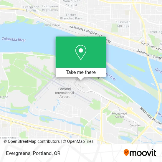 Evergreens map