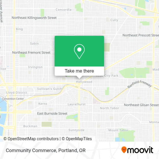 Community Commerce map